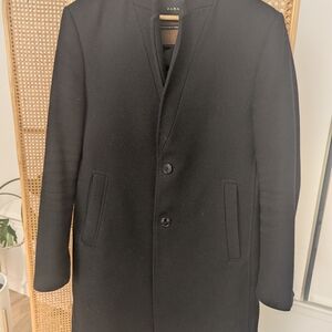 Zara Men's Classic Black Trench Coat
